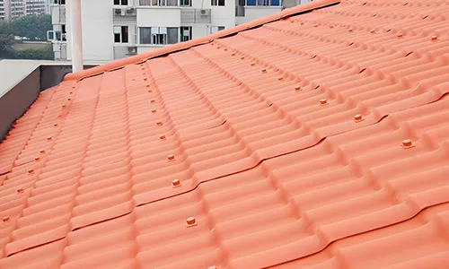 Durable PVC roofing tiles
