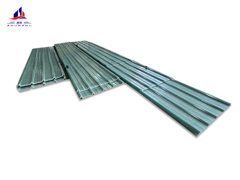 GFRP Roof Sheet Glass Fiber Roof Tile Transparent FRP Roof Panel