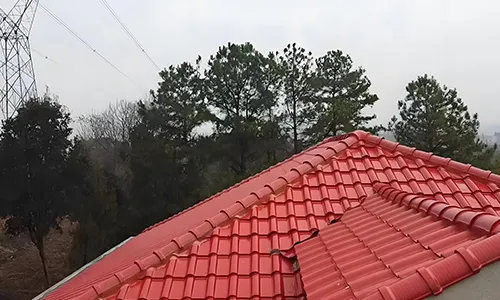 Plastic roofing sheets