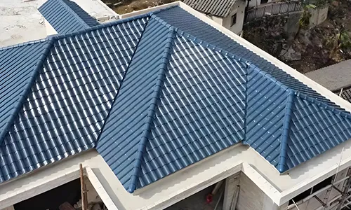 Super weather-resistant synthetic roofing panels